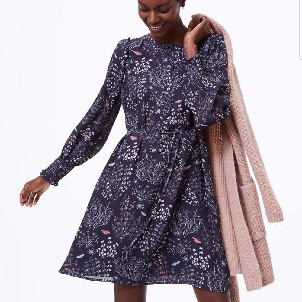 BUTTERFLY FOREST SHIRTDRESS